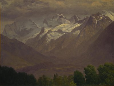 In den hohen Bergen von Albert Bierstadt